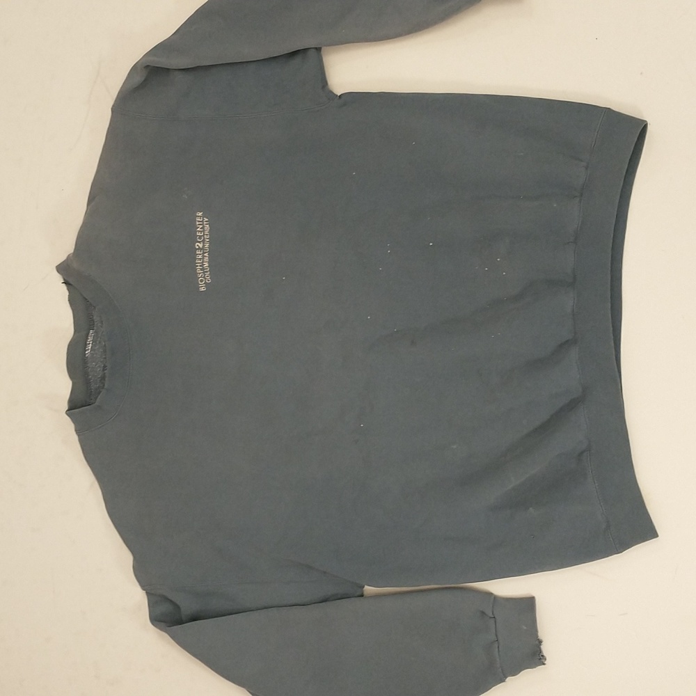Biosphere 2 Center Columbia University Vintage Sweatshirt Thrashed Natural Wear